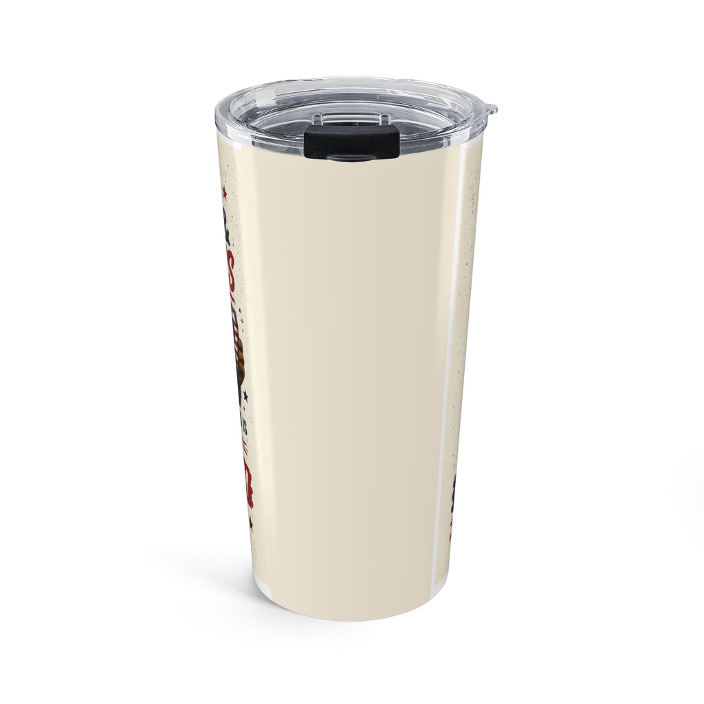 20oz Patriotic Tumbler – Red White & BBQ Fourth of July Travel Cup