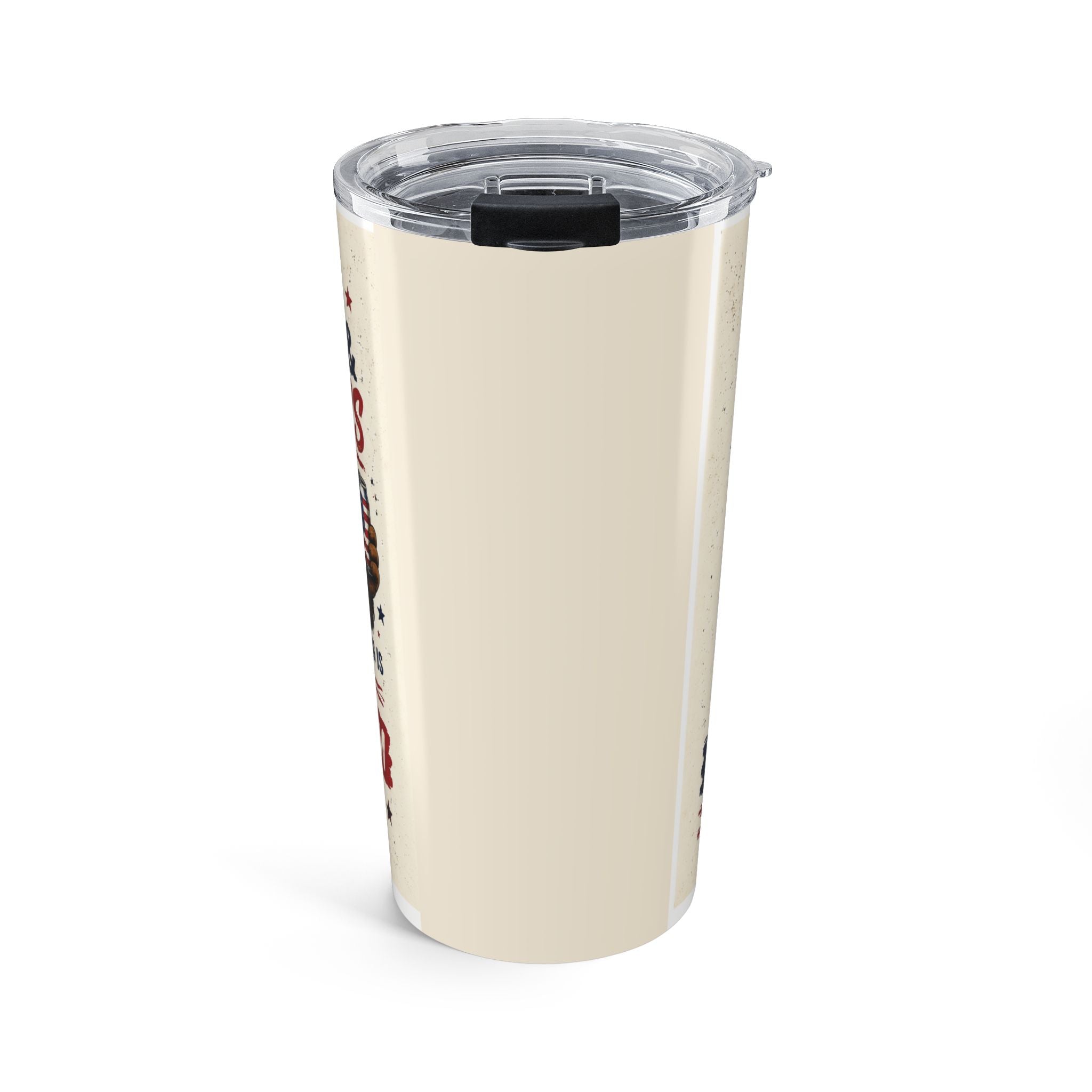 20oz Patriotic Tumbler – Red White & BBQ Fourth of July Travel Cup