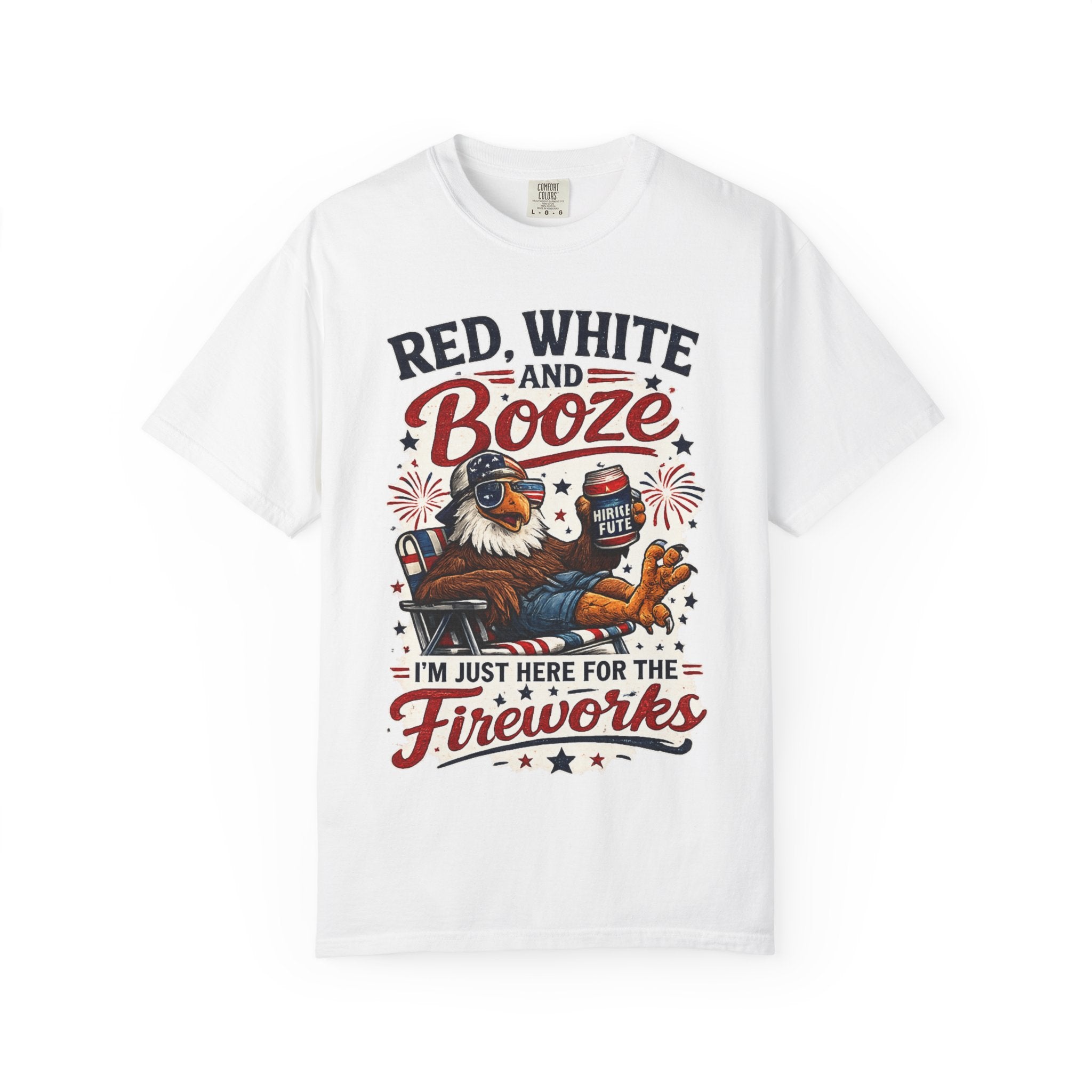 Red, White and Booze Fireworks T-Shirt