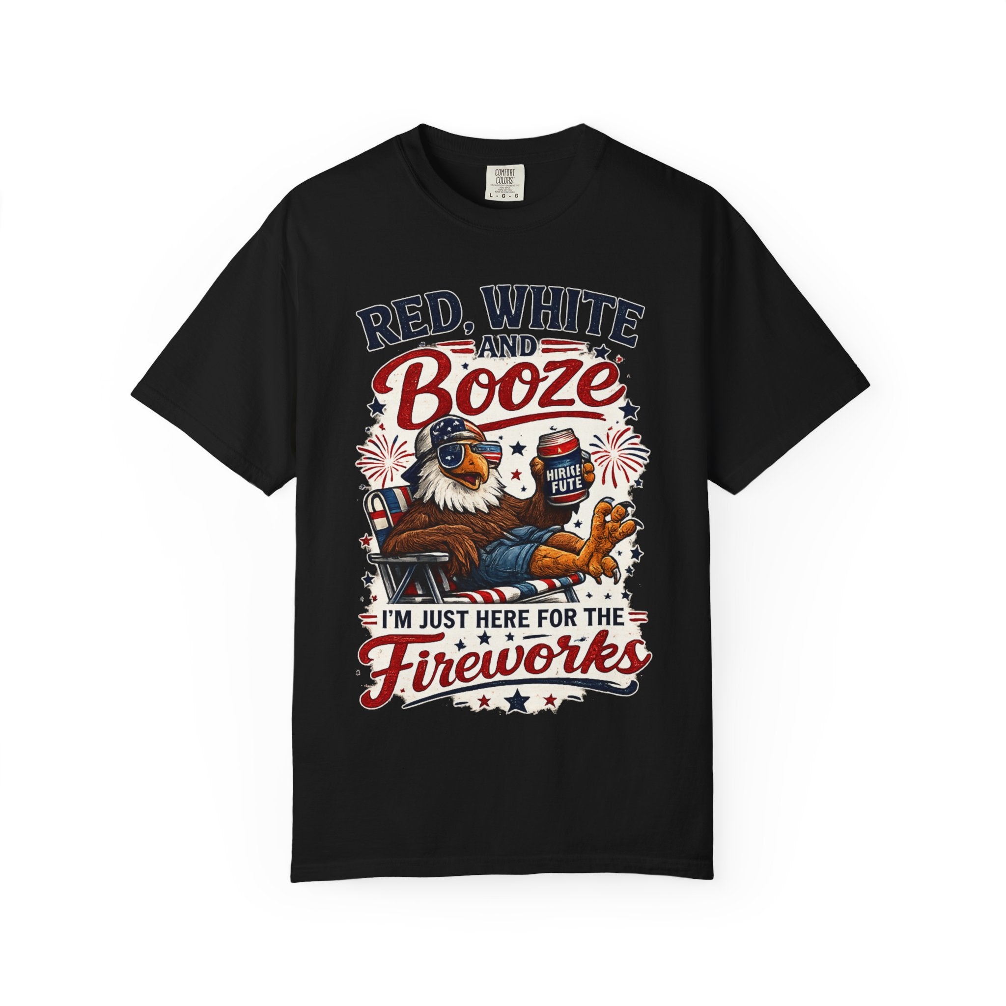 Red, White and Booze Fireworks T-Shirt