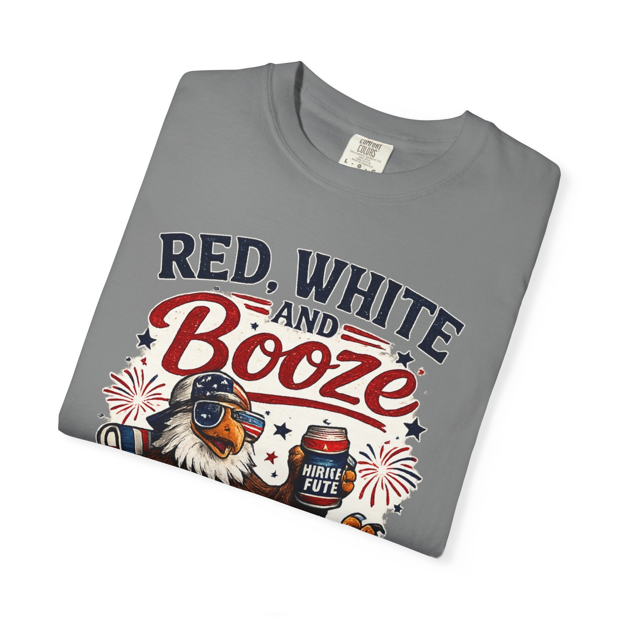 Red, White and Booze Fireworks T-Shirt