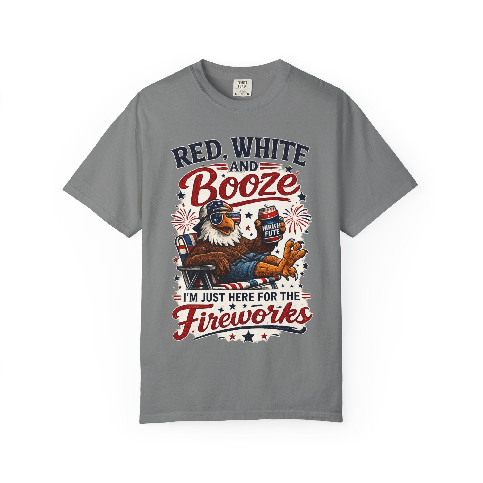 Red, White and Booze Fireworks T-Shirt