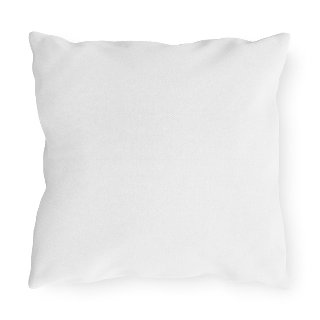 Happy 4th of July Outdoor Pillow — Patriotic American Flag Fireworks Cushion