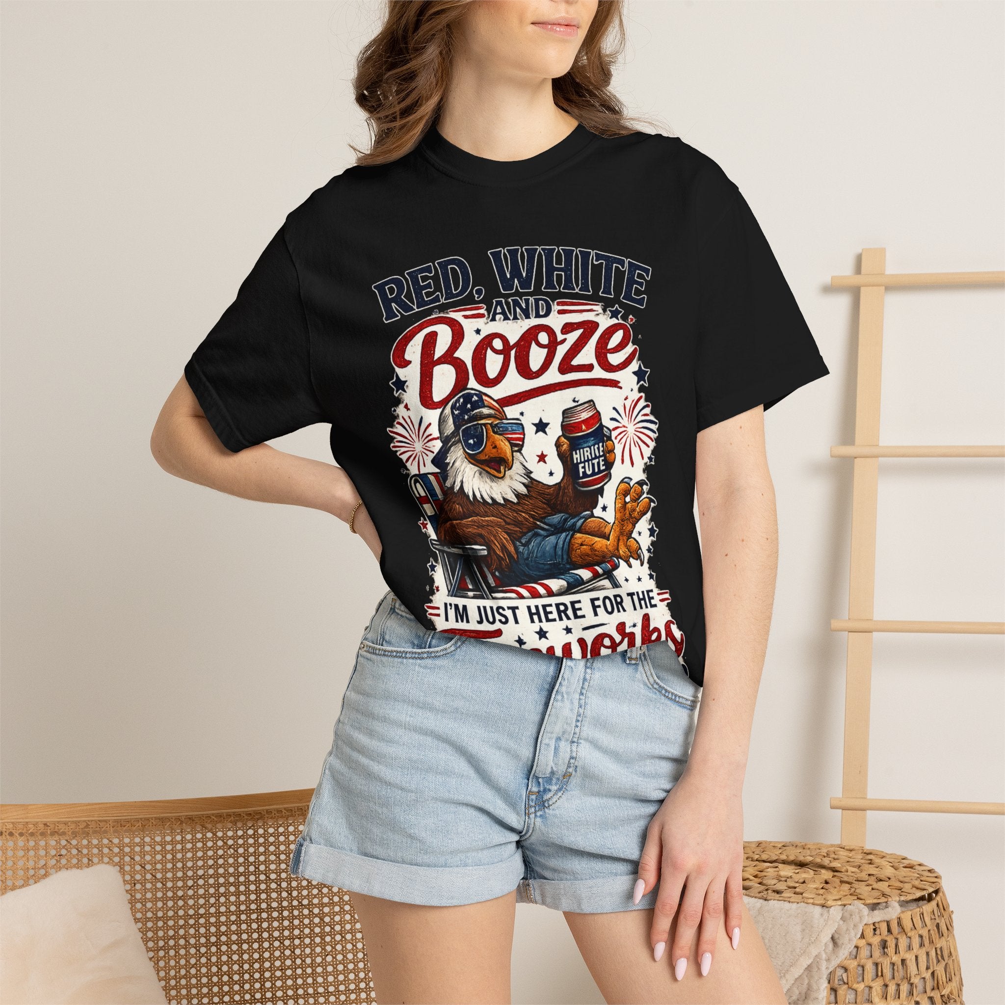 Red, White and Booze Fireworks T-Shirt