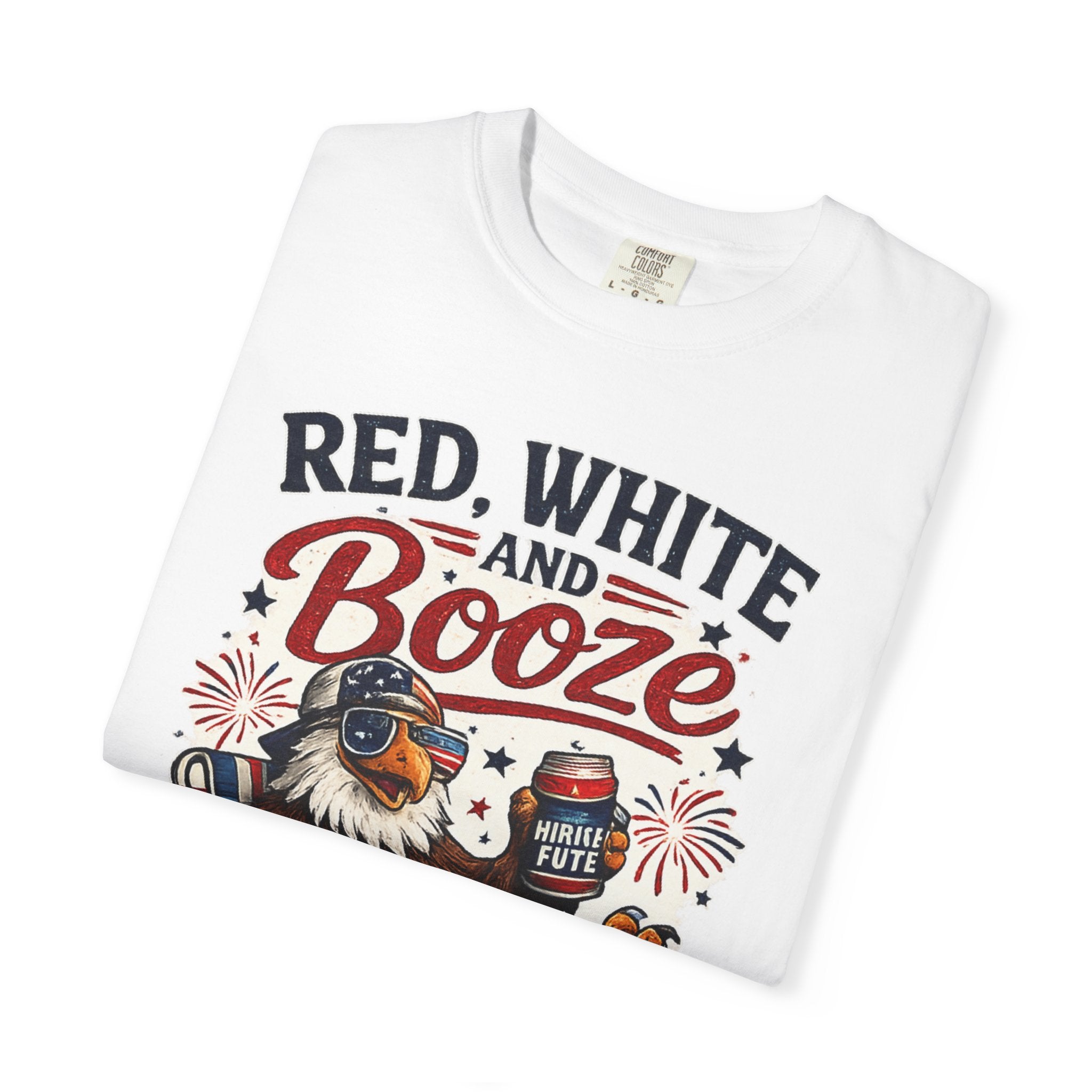 Red, White and Booze Fireworks T-Shirt