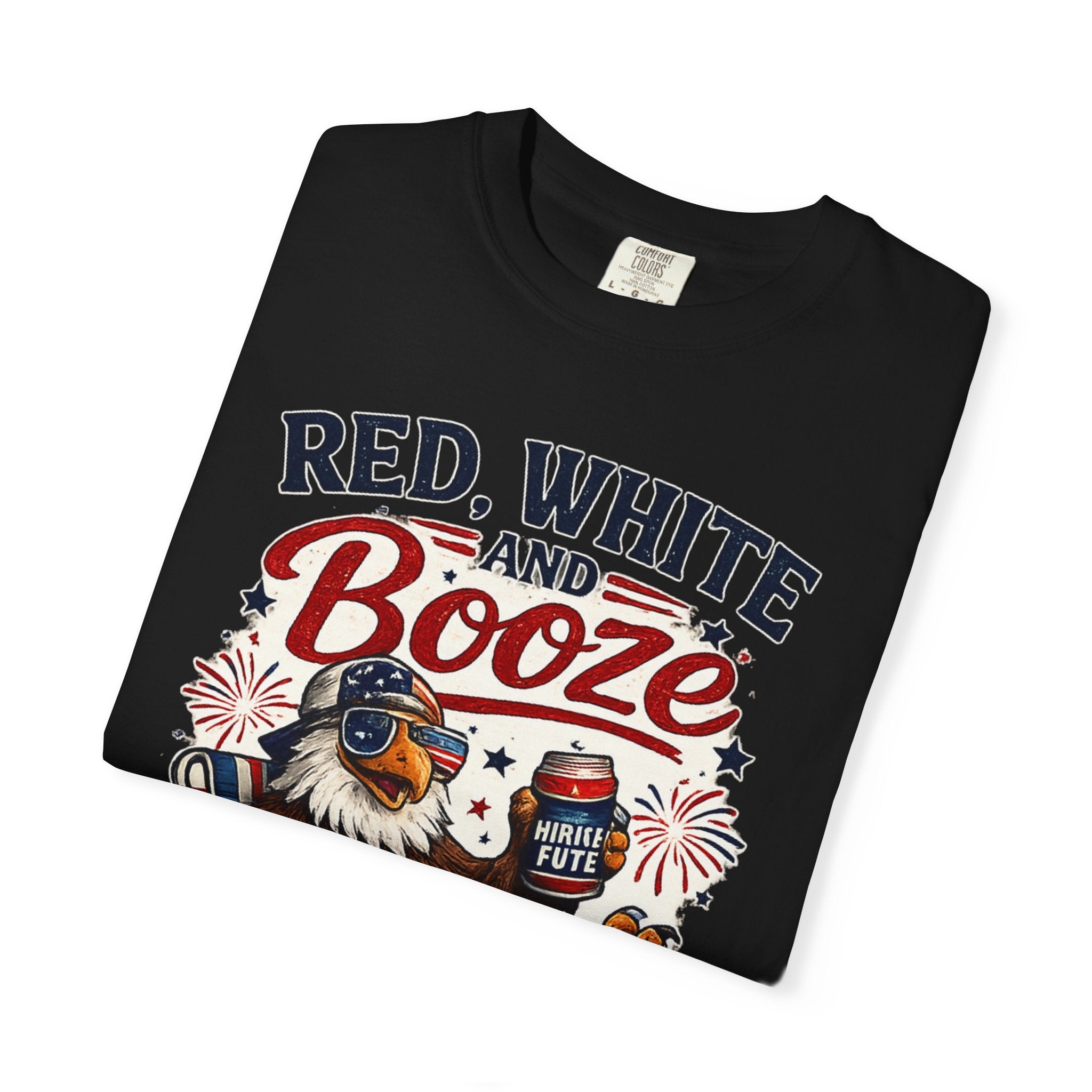 Red, White and Booze Fireworks T-Shirt